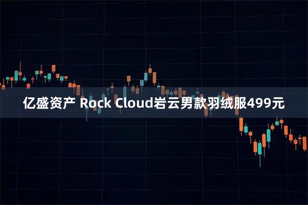 亿盛资产 Rock Cloud岩云男款羽绒服499元